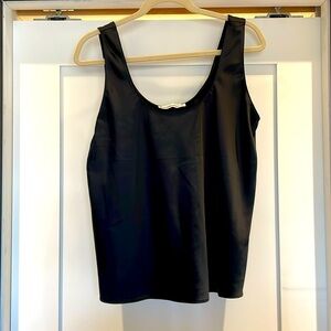 Black Satin Tank